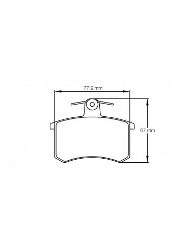 Pastillas Pagid Racing RSH42 Audi 90 B2/B3 traseras