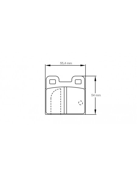 Pastillas Pagid Racing RSH42 Alfa Romeo Spider (115) traseras (Tipo 1)