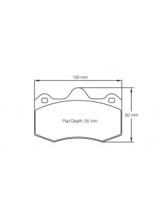 Pastillas Pagid Racing RSL2 Lotus Evora 3.5 400 16- delanteras/traseras