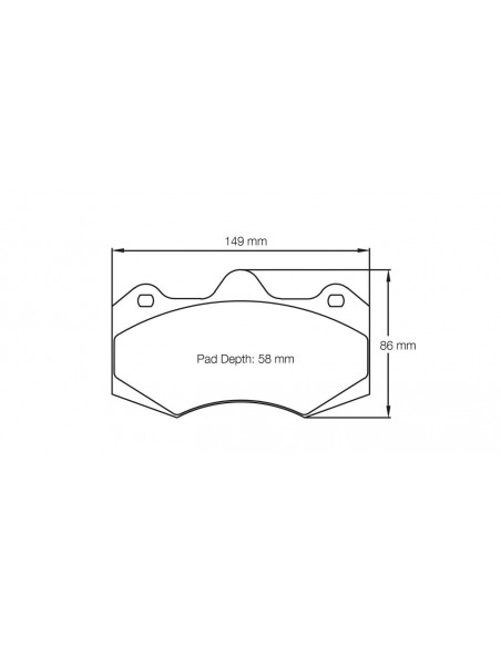Pastillas Pagid Racing RSL1 4346 AP Racing