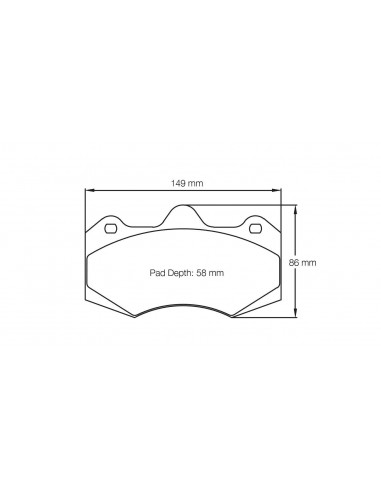 Pastillas Pagid Racing RST3 4346 AP Racing