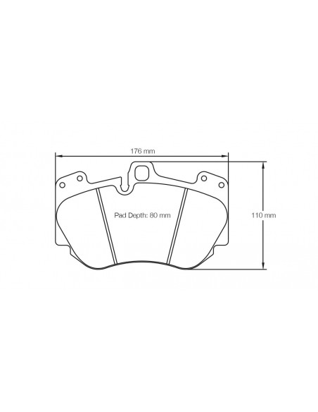 Pastillas Pagid Racing RSC3 Audi RS4 B7 delanteras (Tipo 2)(Discos cerámicos)