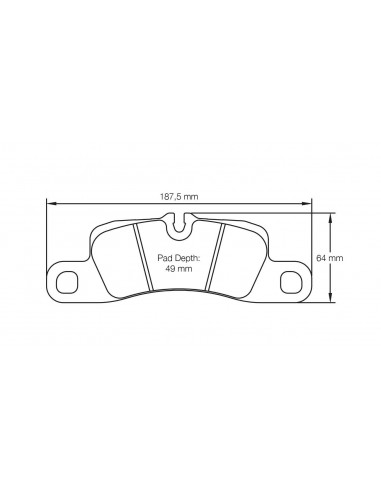 Pastillas Pagid Racing RSL29 Porsche Cayenne 9Y 2.9 S AWD/4.0 GTS traseras (Discos acero)