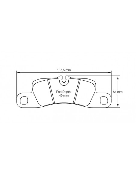 Pastillas Pagid Racing RSL29 Porsche Cayenne 9Y 2.9 S AWD/4.0 GTS traseras (Discos acero)