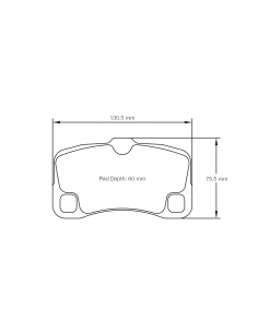 Pastillas Pagid Racing RSC1 Porsche 911 997 3.8 GT3 RSR/Cup traseras (Discos cerámicos)