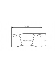 Pastillas Pagid Racing RST5E Ford Fiesta 1.6 R5 Rally delanteras/traseras (Pinza Brembo)