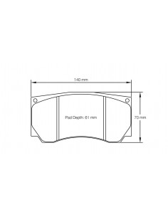 Pastillas Pagid Racing RST5E 8033 Brembo