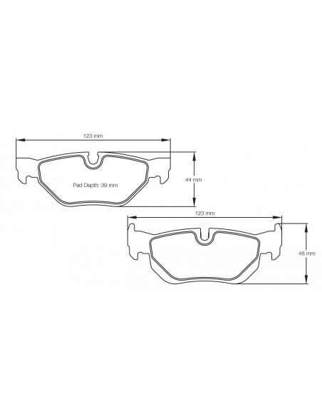 Pastillas Pagid Racing RSL1 BMW Serie 3 E90/E91/E92/E93 traseras (Tipo 1) Pastillas Pagid Racing RSL1 BMW Serie 3 E90/E91/E92/E93 traseras (Tipo 1)