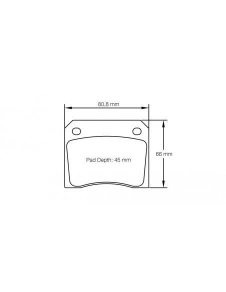 Pastillas Pagid Racing RSH42 Ferrari Dino GT 206 traseras