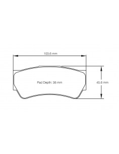 Pastillas Pagid Racing RSL19 FRP3103 Brembo