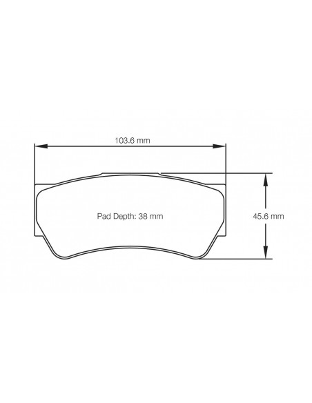 Pastillas Pagid Racing RSL19 Mygale Formula 4 Gen 2 delanteras/traseras