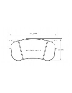Pastillas Pagid Racing RSL1 Aston Martin Vantage V8 GTE delanteras