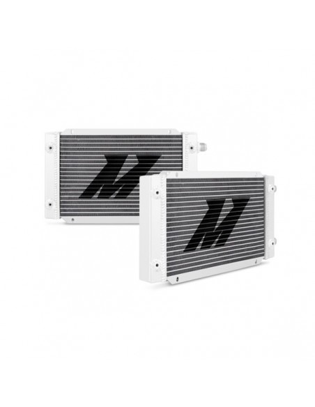 Radiador aceite universal Mishimoto 19 filas de doble paso
