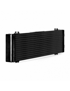 Radiador aceite universal Mishimoto de doble paso grande 2