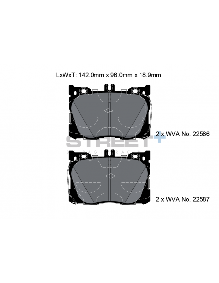 Pastillas Pagid Street+ Mercedes-Benz Clase E W213 delanteras (Tipo 2) Pastillas Pagid Street+ Mercedes-Benz Clase E W213 delanteras (Tipo 2)