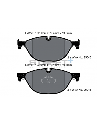 Pastillas Pagid Street+ BMW Serie 6 F12/F13/F06 delanteras