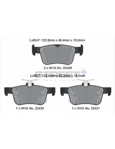 Pastillas Pagid Street+ Honda Civic FK 17- incl. Type R traseras