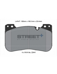 Pastillas Pagid Street+ BMW M8 F91/F92/F93 delanteras