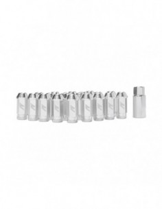 Tuercas rueda aluminio Mishimoto M12X150 Plata
