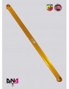 Barra refuerzo delantera inferior DNA Racing Abarth 500 (Dorada)