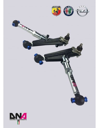 Kit brazos suspensión delanteros regulables DNA Racing Opel Adam
