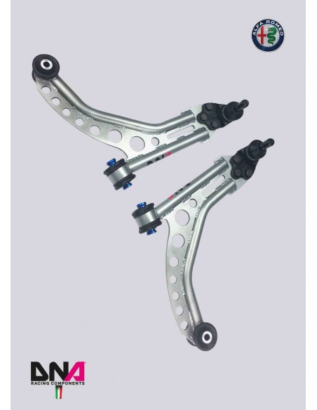 Kit brazos suspensión delanteros DNA Racing Alfa Romeo Giulietta (Con uniball)