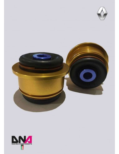 Silentblocks traseros brazos delanteros DNA Racing Renault Clio IV RS (Con uniball)