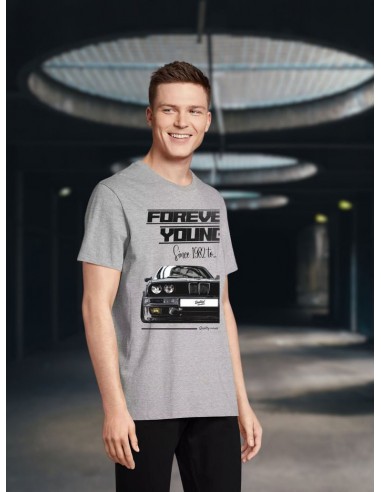 Camiseta Forever Young Gris