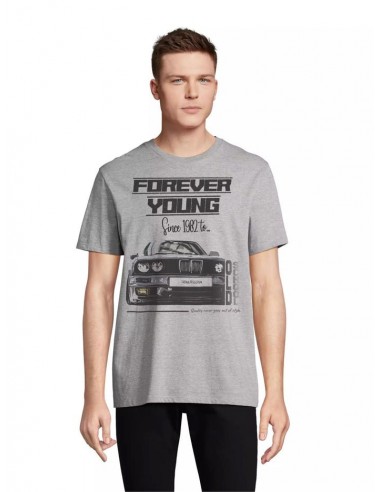 Camiseta Forever Young Gris
