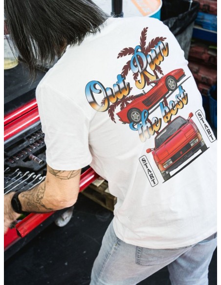 Camiseta Out Run Blanca Camiseta Out Run Blanca