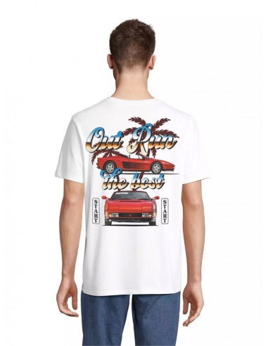Camiseta Out Run Blanca