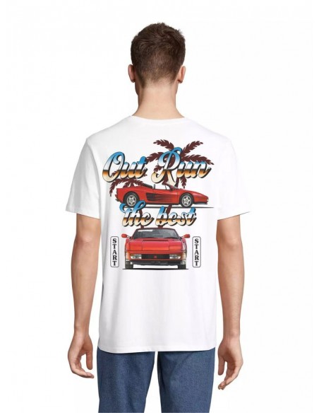 Camiseta Out Run Blanca Camiseta Out Run Blanca