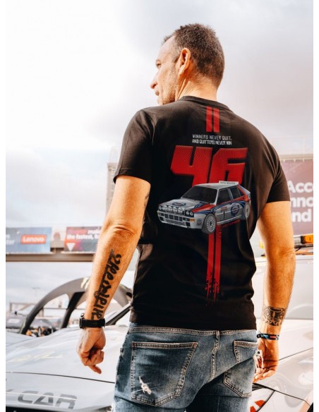 Camiseta Winners Never Quit Negra