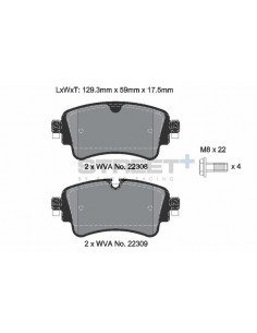 Pastillas Pagid Street+ Audi A7 C8 traseras