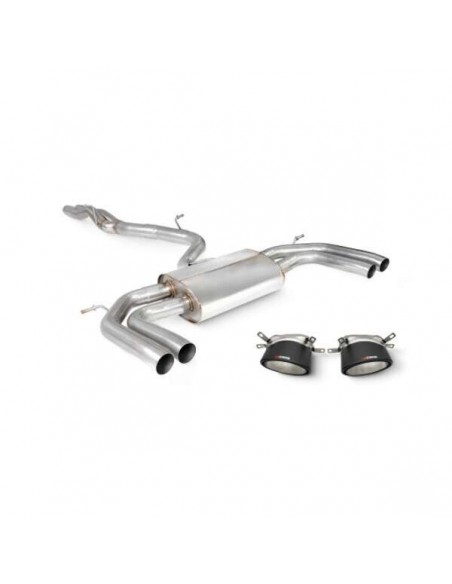 Escape Scorpion Audi RS3 8Y Sedan (Sin válvulas)(Sin silenciador)(Colas Ascari RS)