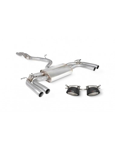 Escape Scorpion Audi RS3 8Y Sportback (Con válvulas)(Sin silenciador)(Colas Ascari RS)