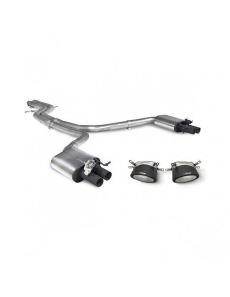 Escape Scorpion Audi RS7 C7 (Con válvulas)(Sin silenciador)(Colas Ascari RS)