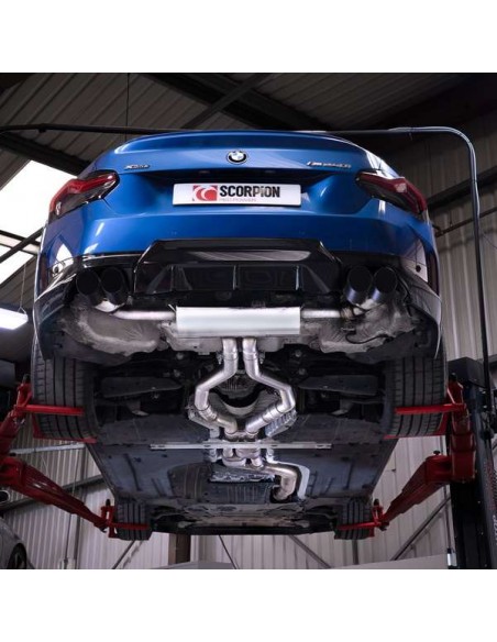 Escape Scorpion BMW Serie 2 G42 M240i (Colas negras)