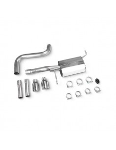 Escape trasero Scorpion Ford Fiesta Mk7 1.0 Ecoboost (Parachoques standard)