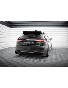 Difusor trasero Audi A3 8V Sportback (S-Line)(Facelift)(Doble salida 1 lado) 2