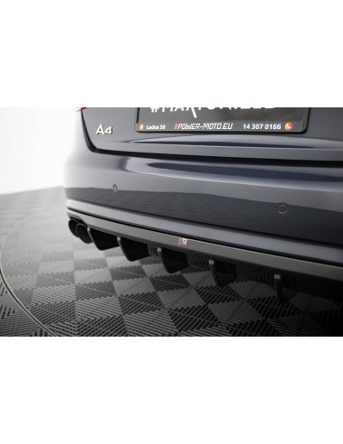 Difusor trasero Audi A4 B8 Facelift (1 doble salida)
