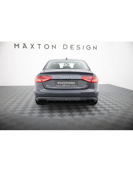 Difusor trasero Audi A4 B8 Facelift (1 doble salida)