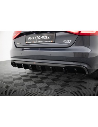Difusor trasero Audi A4 B8 Facelift (1 doble salida)