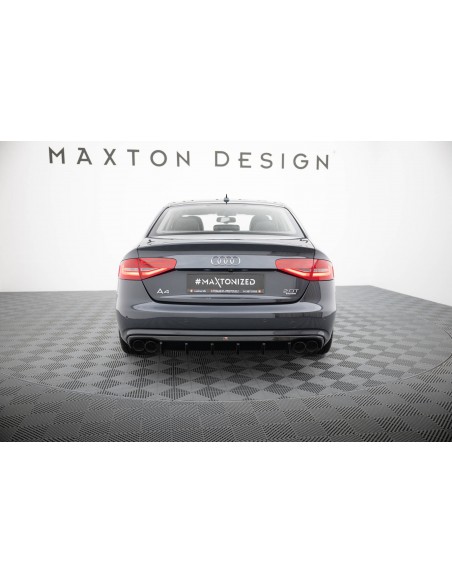 Difusor trasero Audi A4 B8 Facelift (2 dobles salidas)