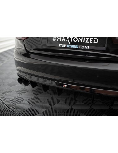 Difusor trasero Audi A5 8T Coupé/Cabrio (S-Line)(Doble salida 1 lado)