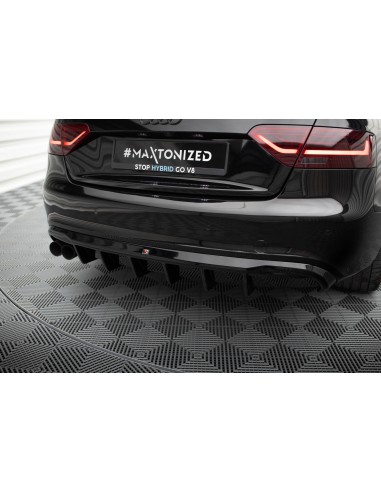 Difusor trasero Audi A5 8T Coupé/Cabrio (S-Line)(Doble salida 1 lado)