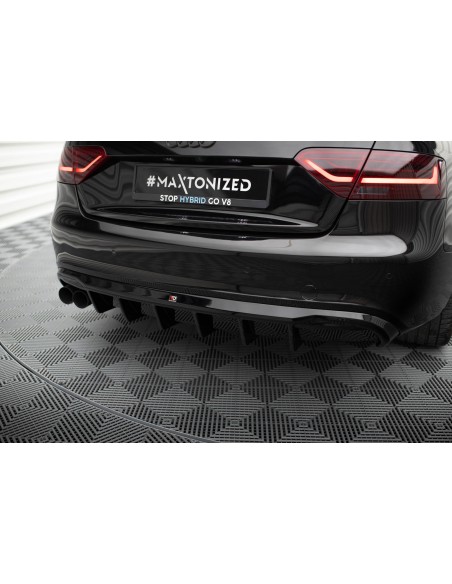 Difusor trasero Audi A5 8T Coupé/Cabrio (S-Line)(Doble salida 1 lado)