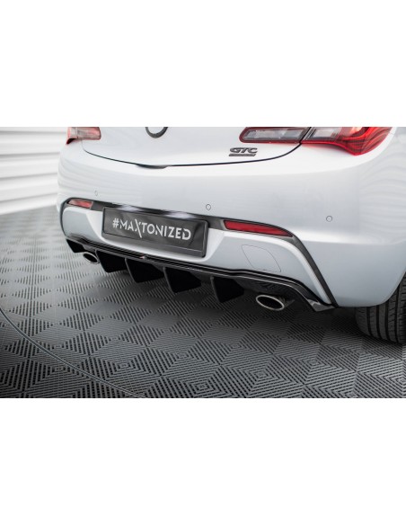 Difusor trasero Opel Astra J GTC (OPC Line)(Versión con una salida en cada lado)