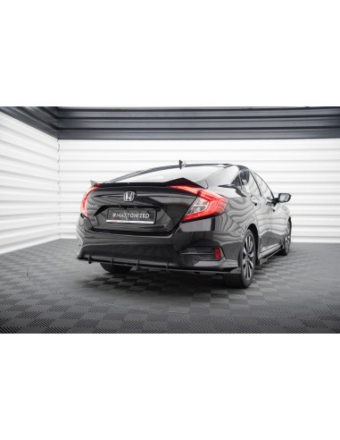 Difusor trasero Street Pro Honda Civic Mk10 (Con flaps)