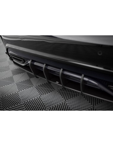 Difusor trasero Street Pro Mercedes-Benz Clase A W176 (AMG Line)(Facelift)(Con flaps)